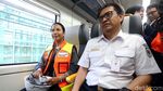Rini Soemarno Jajal Kereta Bandara