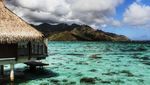 Foto: Ada Pulau Surga di Tengah Samudera Pasifik