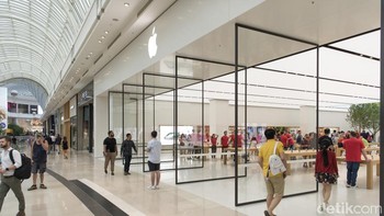 Apple Chadstone Store punya ukuran luas tiga kali dari sebelumnya. Foto: Broadsheet/Pate Dillon