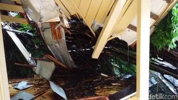 Beringin Tumbang di Kantor Sultan Yogya, Timpa Bangunan Cagar Budaya