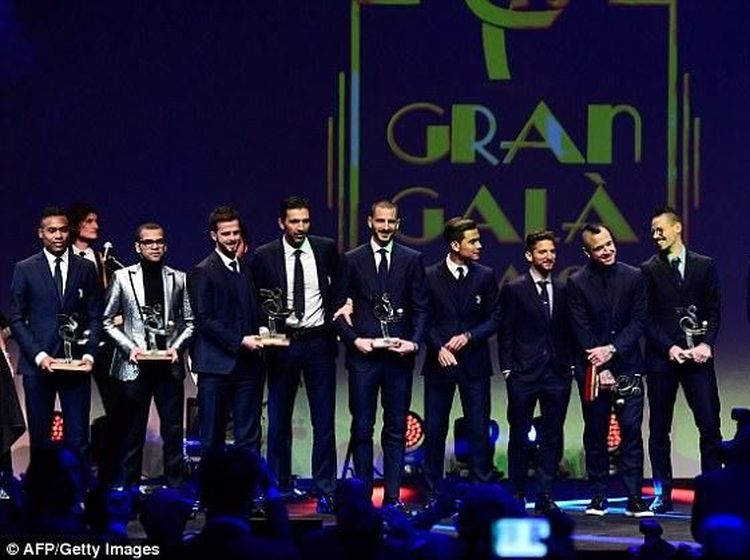 Foto: Susunan Tim Terbaik Serie A 2016/2017