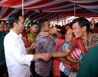 Begini Antusiasme Masyarakat Siantar Bertemu Jokowi