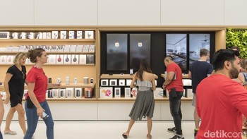 Apple Chastone Store menjadi salah satu tersibuk di Australia.  Foto: Broadsheet/Pate Dillon
