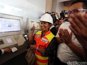 Soal Tarif Kereta Bandara Soetta, Rini: Tunggu Diresmikan Presiden