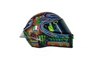 Seni Huichol menggunakan banyak simbol khas Valentino Rossi, seperti matahari dan bulan atau kura-kura. Foto: Istimewa