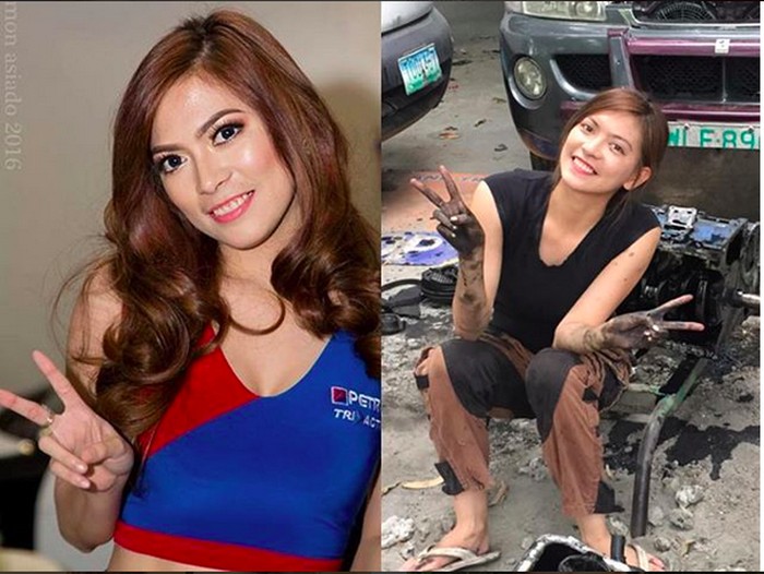Tantin Legaspi Meneses, montir seksi dari Filipina
