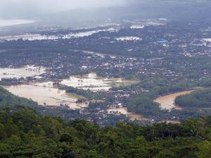 Penampakan Banjir yang Rendam Pacitan