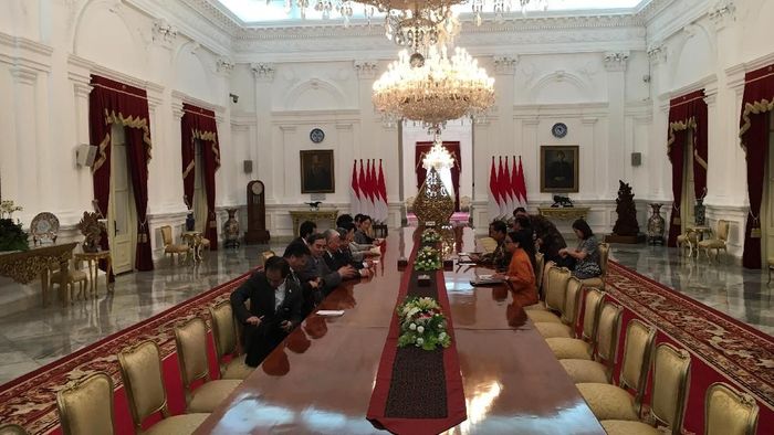 Foto: Presiden Jokowi Temui Wakil PM RRC Liu Yandong (Ray Jordan/detikcom) Foto: Presiden Jokowi Temui Wakil PM RRC Liu Yandong (Ray Jordan/detikcom)