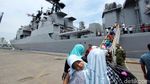 Foto: Kapal Penghancur Rusia Bersandar di Pelabuhan Tanjung Priok