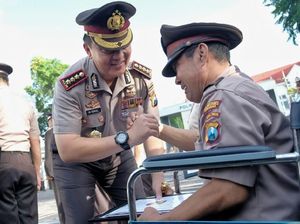 Terakhir Menjabat, Kombes Iqbal Lepas 49 Polisi Purna Bakti