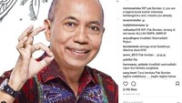 Ikut berduka cita, chef Rinrin Marinka di Instagramnya mengunggah foto Bondan Winarno. RIP pak Bondan. You are a legend, dunia kuliner indonesia kehilanganmu and i missed you already, tulis chef Marinka. Foto: Instagram
