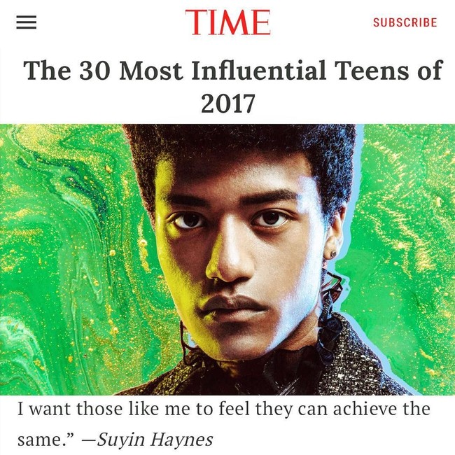 Han Hyun Min belum lama ini masuk ke dalam daftar The 30 Most Influential Teens of 2017 atau 30 remaja paling berpengaruh di 2017 yang dirilis majalah Time. Foto: Dok. Instagram, Dok. Skool Looks