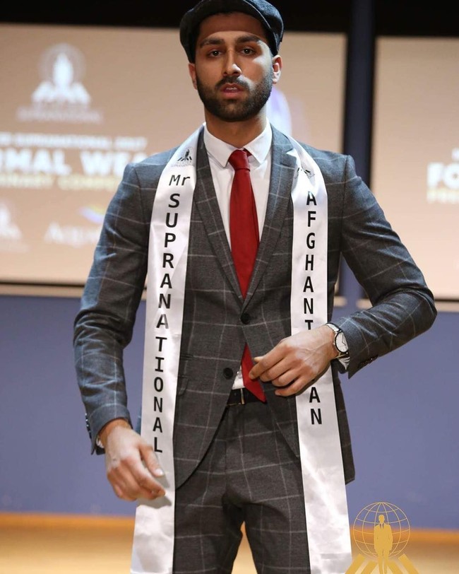 Hamid Noor, 24 tahun, Afghanistan.Foto: Dok. Instagram/officialmistersupranational