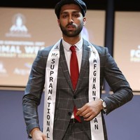 Hamid Noor, 24 tahun, Afghanistan.Foto: Dok. Instagram/officialmistersupranational