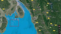 Para perompak juga dilaporkan kerap berkeliaran di perairan sekitar pulau ini, untuk menculik para nelayan demi uang tebusan. Dalam foto peta ini, Pulau Bhashan Char berada di dalam kotak merah. Foto: globalsecurity.org