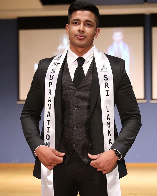 Pathum Subasinghe, 20 tahun, Sri Lanka Foto: Dok. Instagram/officialmistersupranational