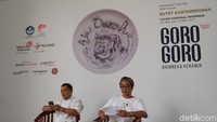 Pameran tunggal yang digelar Butet itu bertajuk Goro-goro: Bhineka Keramik. Tia Agnes/ detikHOT