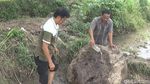 Foto: Batu Diduga Prasasti Peninggalan Majapahit
