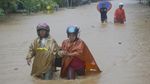 Penampakan Banjir yang Rendam Pacitan
