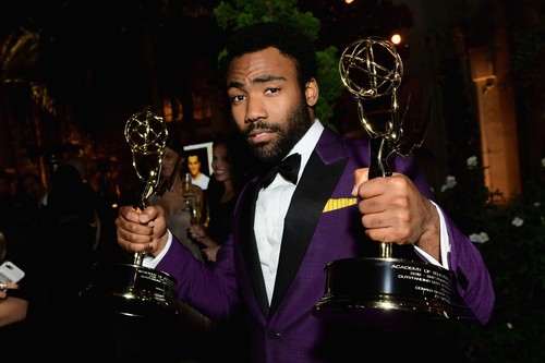 LOS ANGELES, CA - SEPTEMBER 17: Donald Glover attends FOX Broadcasting Company, Twentieth Century Fox Television, FX And National Geographic 69th Primetime Emmy Awards After Party at Vibiana on September 17, 2017 in Los Angeles, California. (Photo by Emma McIntyre/Getty Images)