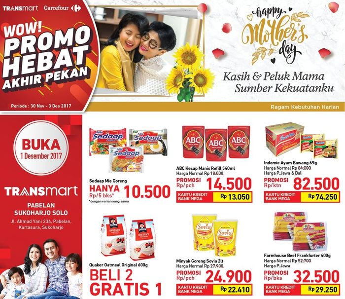 Promo Akhir Pekan Panjang Datang Lebih Awal di Transmart 