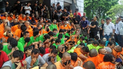 Foto: Ini 351 Orang yang Terjaring Operasi Nila