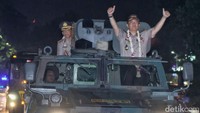 Pelepasan unik ini merupakan cara TNI dan Polri di Surabaya saling bahu membahu/Foto: Istimewa