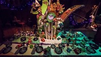 Mengusung konsep Nightmare Before Christmas, susunan kukis jahe ini siap menjadi suguhan akhir tahun yang menggoda. Foto: Istimewa