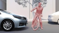 Tak semua kejadian tabrakan terjadi antara mobil dengan mobil atau mobil dengan sebuah benda keras, melainkan juga bisa dengan pejalan kaki. Tes tabrak terhadap pejalan kaki juga merupakan salah satu tes yang krusial. Ada beberapa simulasi yang dilakukan terhadap sebuah boneka yang diletakkan di depan mobil. Pengujian dilakukan dalam kecepatan 40 km/jam. Foto: Dok. Toyota