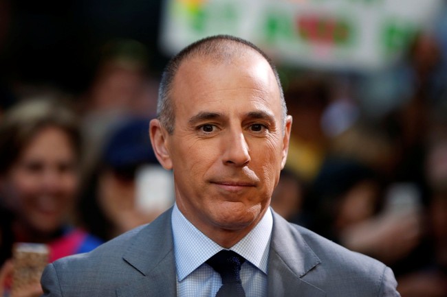 Penyiar berita Matt Lauer dipecat pada November 2017, menyusul tuduhan pelecehan seksual yang dialamatkan padanya. Seorang staf wanita mengaku bahwa Matt pernah bekomentar seksis hingga memperlihatkan kemaluannya ke karyawan lain. Foto: REUTERS/Lucas Jackson/File Photo