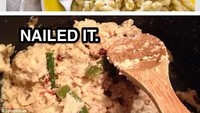 Banyak yang mengatakan pasta adalah salah satu makanan yang gampang dimasak. Tapi, masih bisa berpikir hal yang sama dengan hasil di atas? Foto: Istimewa