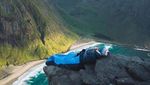 Foto: Greget! Traveler Ini Kemping di Tempat Ekstrem