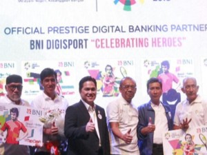 BNI Beri Penghargaan pada Atlet Nasional Jelang Asian Games 2018