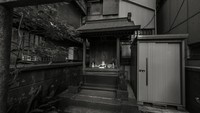 Setelah berjalan sebentar di gang tersebut, pengunjung akan langsung menemukan kuil ini. Kuil ini adalah sebuah kuil Shinto yang bernama kuil Hanabusa Inari. Ukurannya sangat kecil dibandingkan kuil-kuil Shinto lainnya di Tokyo.