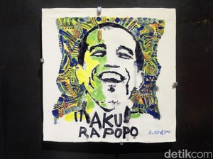 Ketika Butet Kartaredjasa Melukis Gus Dur, Jokowi, dan Yesus Kristus