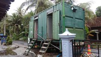 Toilet umum di pengungsian (Ristu Hanafi/detikcom)