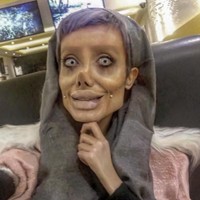 Sahar jadi viral setelah mengunggah foto-foto di media sosialnya dengan wajah seram yang ternyata diketahui bahwa penampilan yang diperlihatkan di media sosial itu hanyalah sebuah editan. Foto: Dok. Instagram