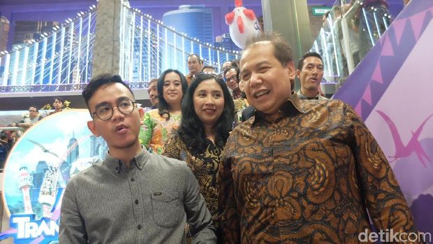 CT dan Gibran di Transmart Sukoharjo