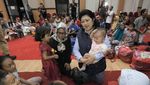 Aksi SBY Sambangi Korban Banjir Pacitan Bersama AHY dan Ibas