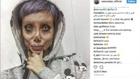 Namun Sahar Tabar membantah tudingan tersebut. Dia mengaku hanya melakukan rekayasa digital dan make up saja. (Foto: Dok. Instagram)
