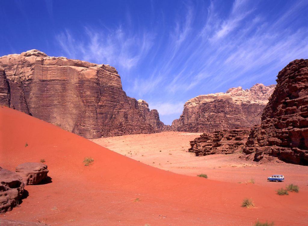 Wadi Rum di Yordania