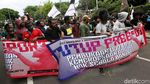 Foto: Aksi Tuntut Penutupan Freeport yang Berhias Bintang Kejora