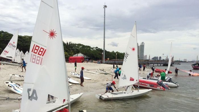 Pengerjaan venue layar dikebut demi Kejuaraan Asia (Foto: dok.Porlasi) Pengerjaan venue layar dikebut demi Kejuaraan Asia (Foto: dok.Porlasi)