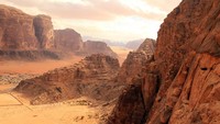 Banyak website traveling yang menyebut kalau Wadi Rum merupakan salah satu tempat di Bumi yang lanskapnya mirip seperti Planet Mars (Thinkstock)