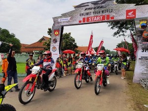 Honda CRF150L Debut di Hadapan Ribuan Crosser di Jateng