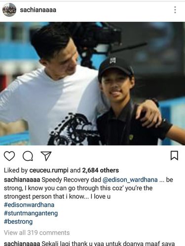Anak Edison Wardhana Tulis Ini untuk Sang Ayah, Isinya Bikin Haru