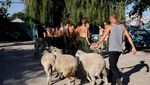 Foto: Camp Pelatihan Militer untuk Remaja Rusia