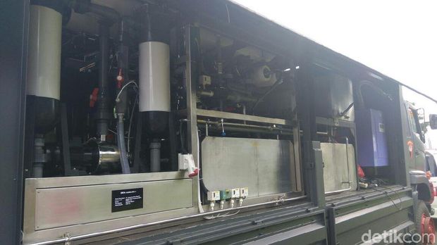  Mobil water treatment Korps Brimob di Reuni 212, Sabtu (2/12/2017)