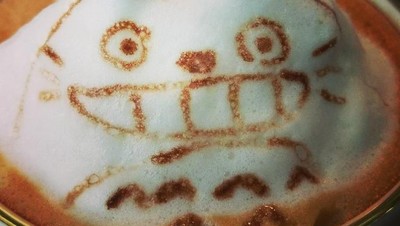 Sluurp! Bertemu Sinchan, Totoro dan Hamtaro Dalam Secangkir Cafe Latte