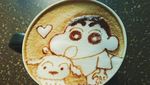 Sluurp! Bertemu Sinchan, Totoro dan Hamtaro Dalam Secangkir Cafe Latte